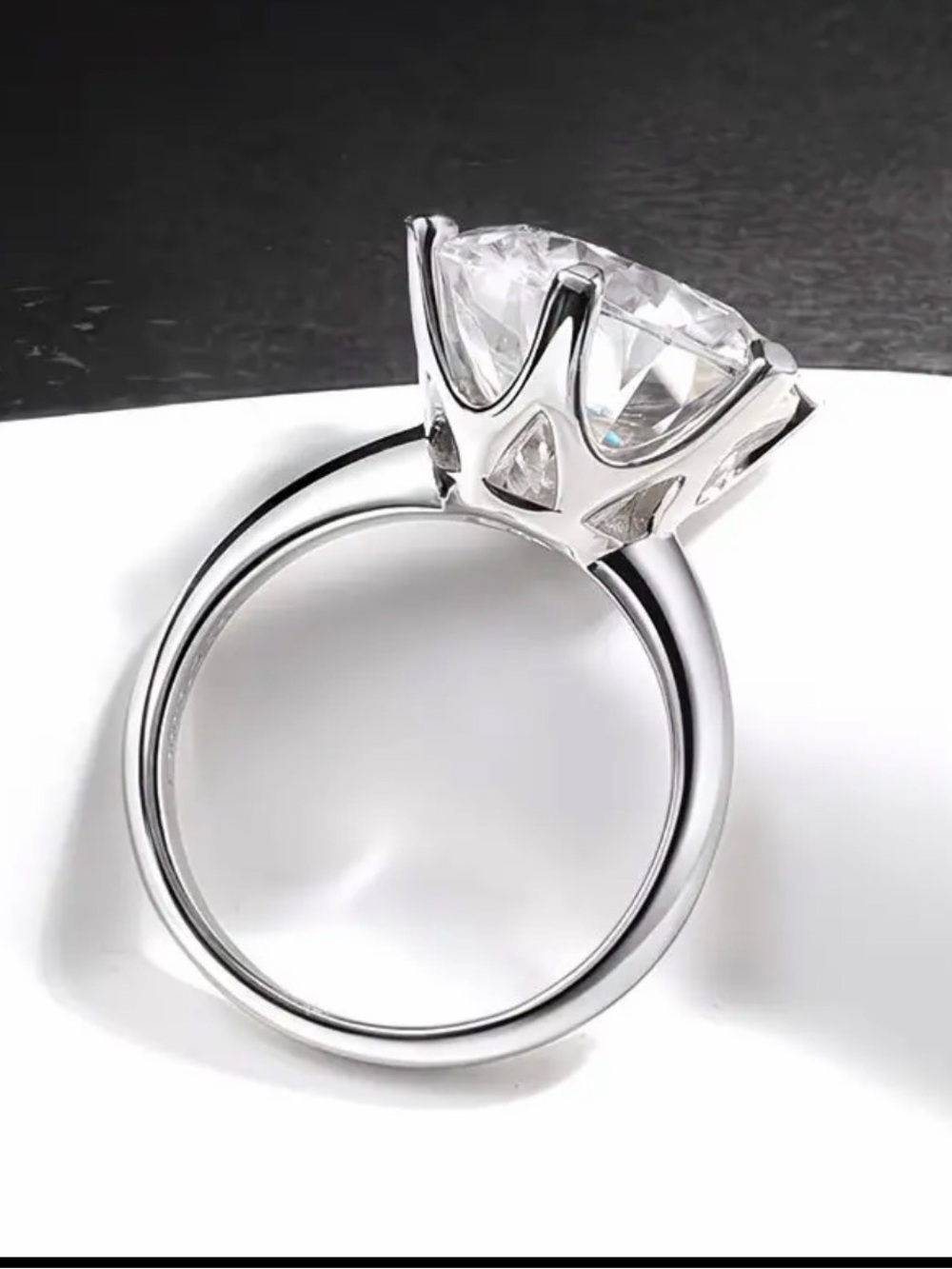 Mojssanite ring s925 sterling
